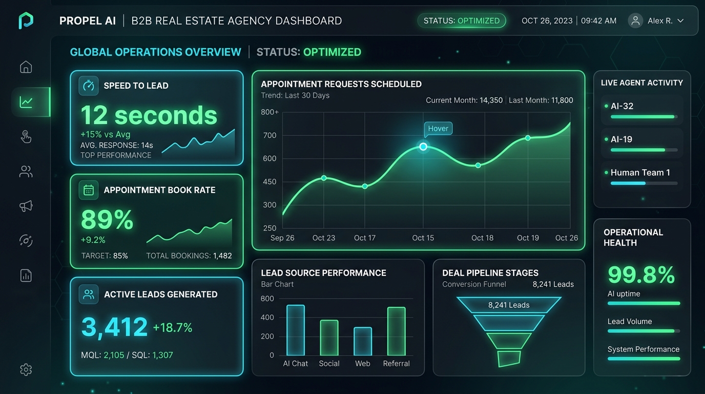 HomingCo AI Dashboard Preview