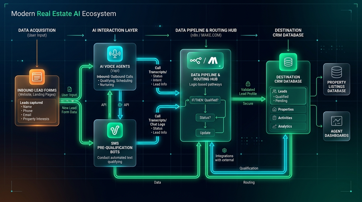HomingCo AI Systems Architecture Flow Map